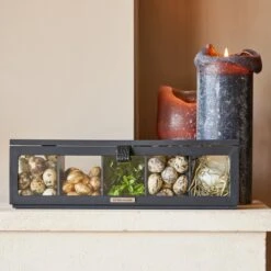 Riviera Maison Theedoos - Urban Loft Tea Box - Zwart -LAVAZZA Winkel 1200x1200 543