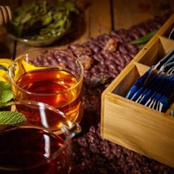 Bambuswald© Houten Theedoos Met 6 Vakken Gemaakt Van 100% Duurzame Bamboe -LAVAZZA Winkel 1200x1200 558