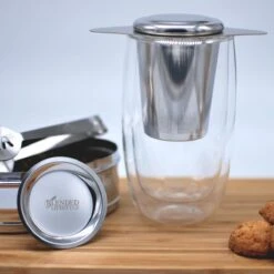 Theezeef Met Handvat Inclusief Lekplaatje En Kruiden Knijper - Thee Ei Voor Losse Thee - Theefilter Voor Losse Thee - Thee Infuser -LAVAZZA Winkel 1200x1200 587