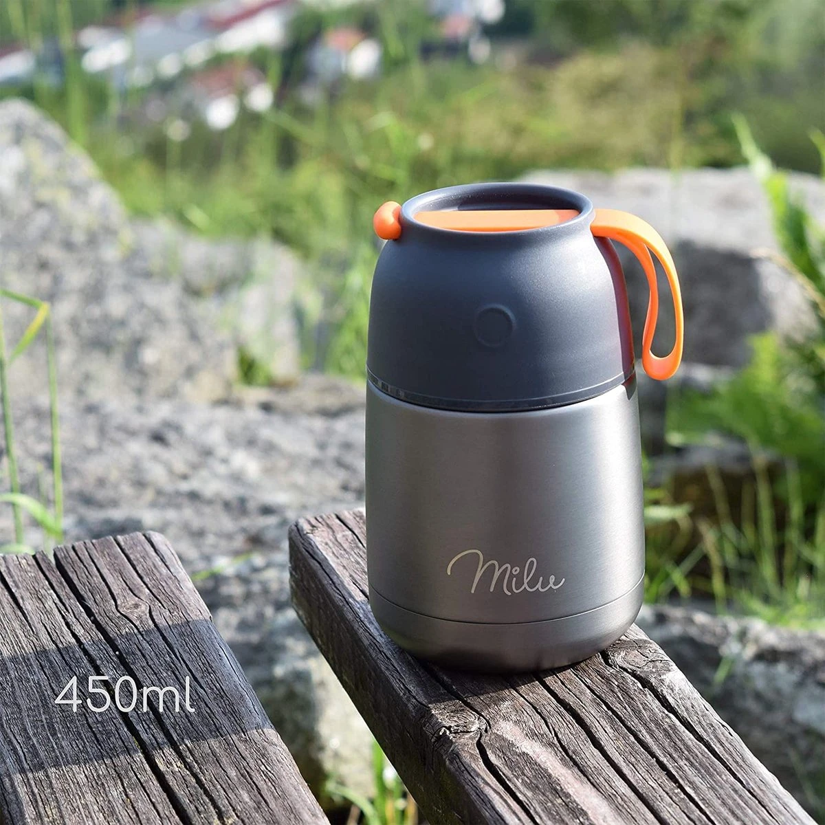 Milu® thermocontainer lunchbox 450, 650, 800 ml | roestvrijstalen isolatiehouder voor warme gerechten, eten, babyvoeding, soep, fruit | thermobox voor baby | thermodoos (Grijs, 450ml) Milu® Thermocontainer Lunchbox 450, 650, 800 Ml | Roestvrijstalen Isolatiehouder Voor Warme Gerechten, Eten, Babyvoeding, Soep, Fruit | Thermobox Voor Baby | Thermodoos (Grijs, 450ml) -LAVAZZA Winkel 1200x1200 59