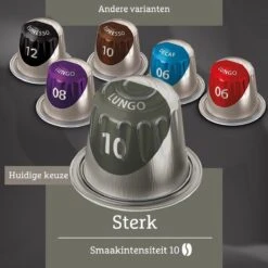 Douwe Egberts Lungo Sterk (10) - 10 X 20 Koffiecups -LAVAZZA Winkel 1200x1200 656