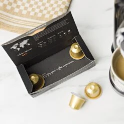 Aroma Club - Nespresso Compatible Capsules (120 St.) - No. 2 Smooth James - Intensiteit 3/5 - Espresso & Lungo - 100% Aluminium Koffiecups -LAVAZZA Winkel 1200x1200 726