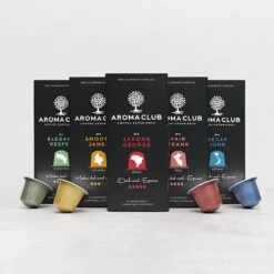 Aroma Club - Proefpakket Nespresso Compatible Capsules (100 St.) - 5 Smaken - Espresso & Lungo - 100% Aluminium Koffiecups -LAVAZZA Winkel 1200x1200 739