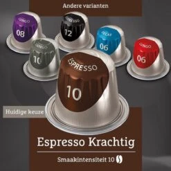 Douwe Egberts Espresso Krachtig Koffiecups - Intensiteit 10/12 - 10 X 20 Capsules -LAVAZZA Winkel 1200x1200 763