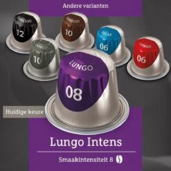 Douwe Egberts Lungo Intens (8) - 5 X 40 Koffiecups -LAVAZZA Winkel 1200x1200 768