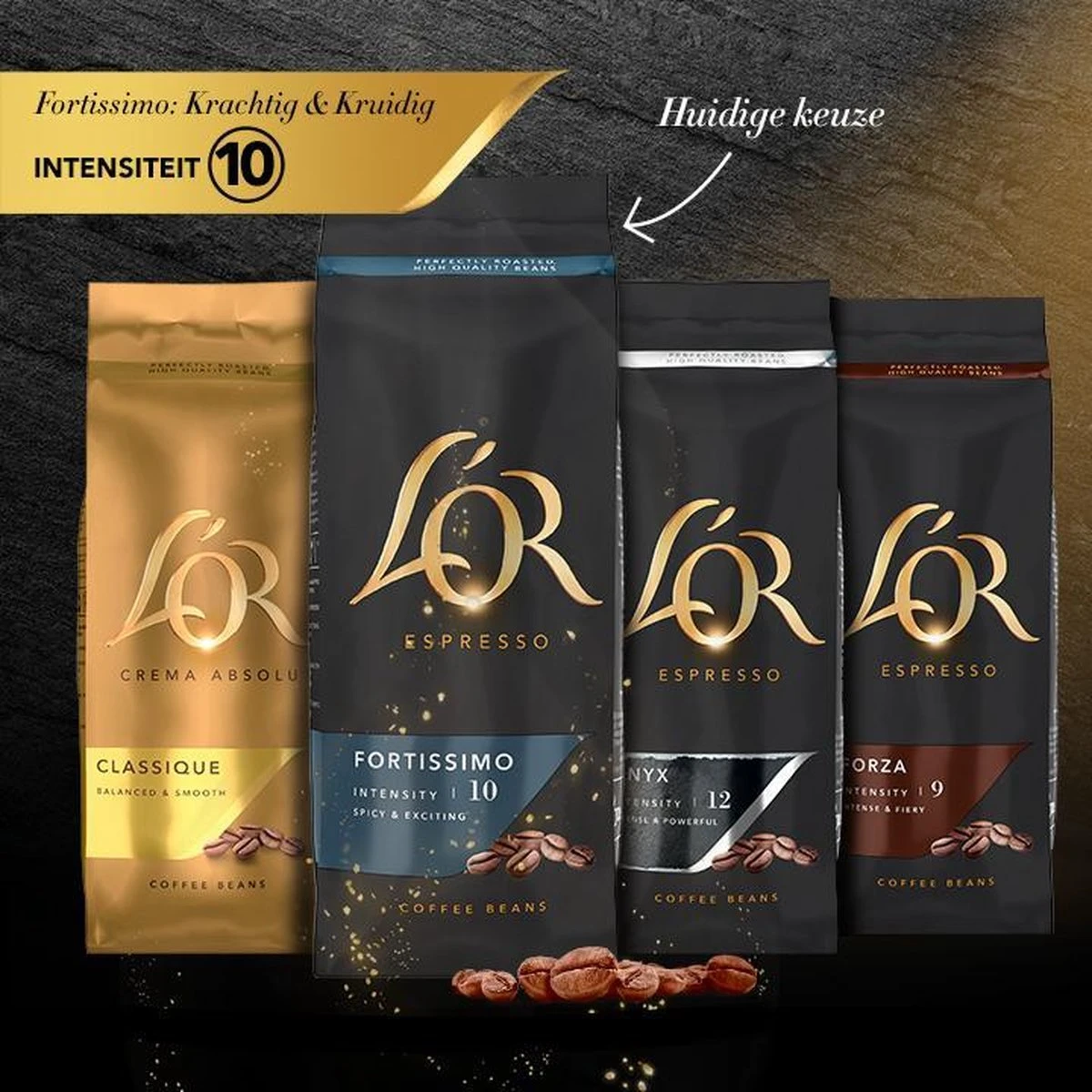 L'OR Koffiebonen Variatiepakket - 4x 500 gram L'OR Koffiebonen Variatiepakket - 4x 500 Gram -LAVAZZA Winkel 1200x1200 819