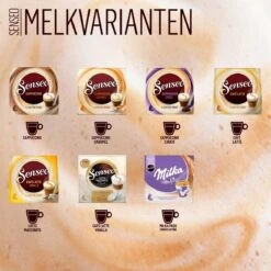 Senseo Café Latte Koffiepads - 2/9 Intensiteit - 4 X 8 Pads -LAVAZZA Winkel 1200x1200 886