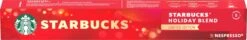 Starbucks By Nespresso Capsules Holiday Blend - 12 Doosjes à 10 Koffiecups -LAVAZZA Winkel 1200x196