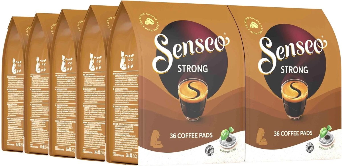 Senseo Strong Koffiepads - 7/9 Intensiteit - 10 x 36 pads Senseo Strong Koffiepads - 7/9 Intensiteit - 10 X 36 Pads -LAVAZZA Winkel 1200x584 5