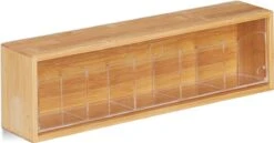 Relaxdays Theedoos 5 Vaks - Theekist - Theezakjeshouder - Bamboe - Voor Ca. 10 Theezakjes -LAVAZZA Winkel 1200x626