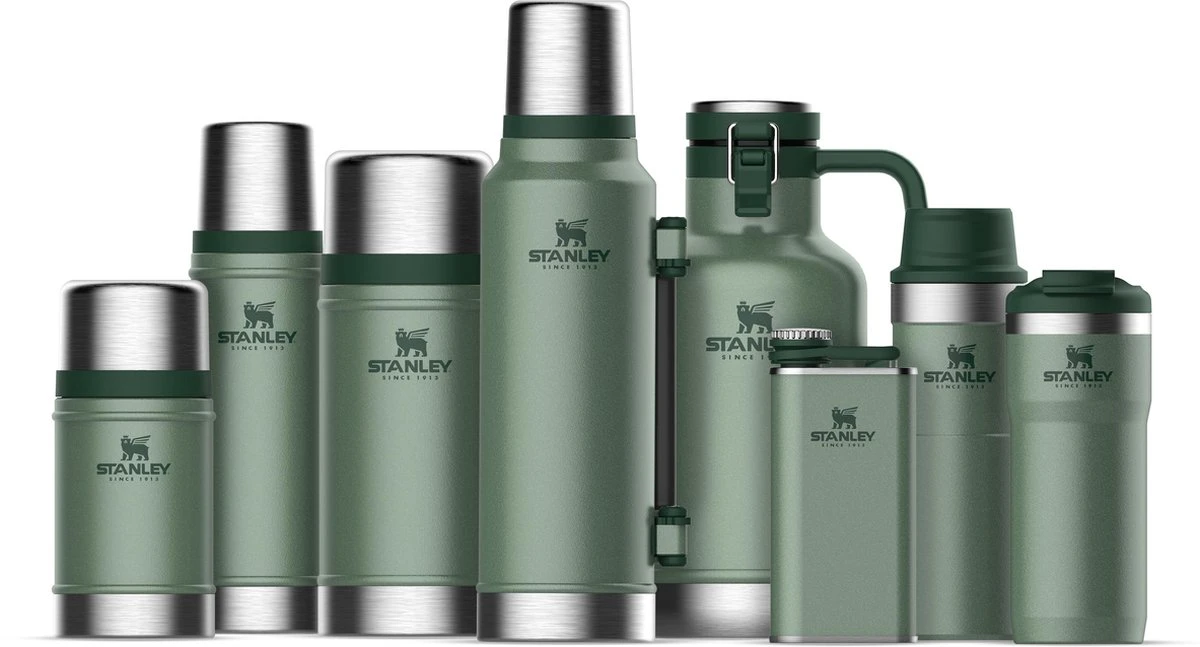 Stanley The Legendary Classic Bottle 1,90L - thermosfles - Hammertone Green Stanley The Legendary Classic Bottle 1,90L - Thermosfles - Hammertone Green -LAVAZZA Winkel