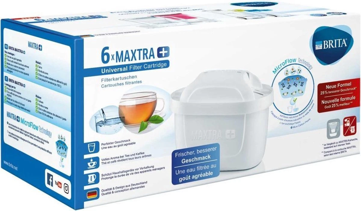 Brita Maxtra+ Filterpatronen 6 Stuks Brita Maxtra+ Filterpatronen 6 Stuks -LAVAZZA Winkel 1200x702 3