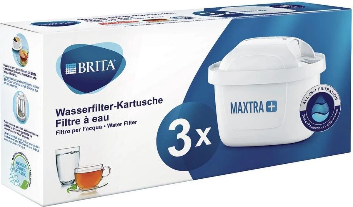BRITA Maxtra+ Filterpatronen - 3 stuks BRITA Maxtra+ Filterpatronen - 3 Stuks -LAVAZZA Winkel