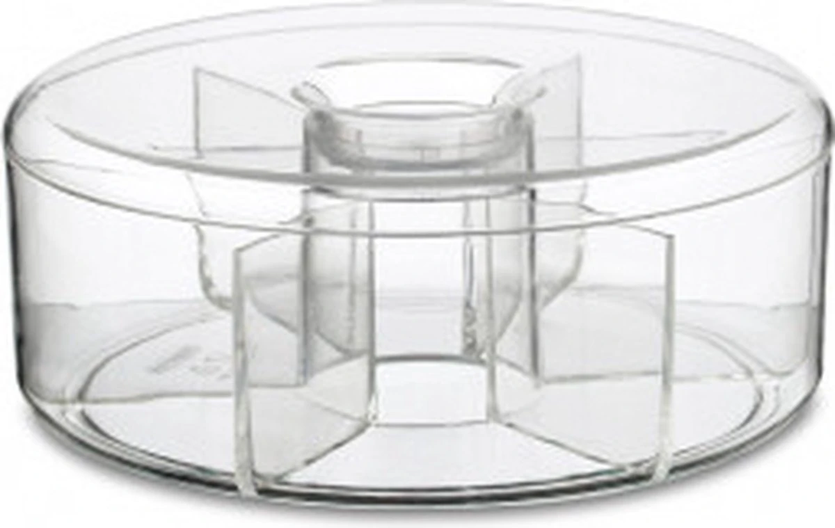 Mepal - theedoos rond - transparant - 6 vakken - opbergdoos - theekist Mepal - Theedoos Rond - Transparant - 6 Vakken - Opbergdoos - Theekist -LAVAZZA Winkel 1200x759 1