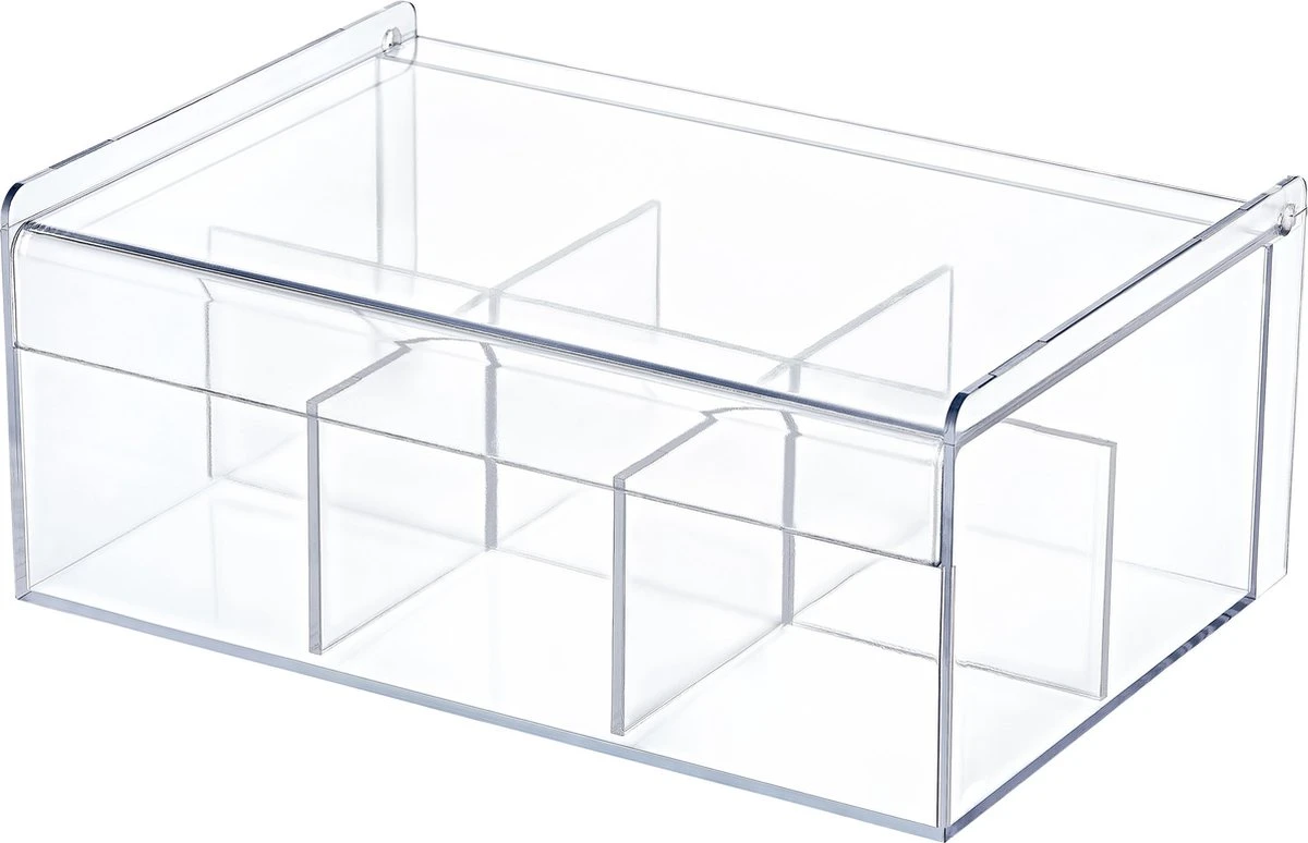 Box Up Theedoos - 6 Vakken - Ruimte Voor 60 Theezakjes - BPA Vrij - Transparant Box Up Theedoos - 6 Vakken - Ruimte Voor 60 Theezakjes - BPA Vrij - Transparant -LAVAZZA Winkel 1200x774 1