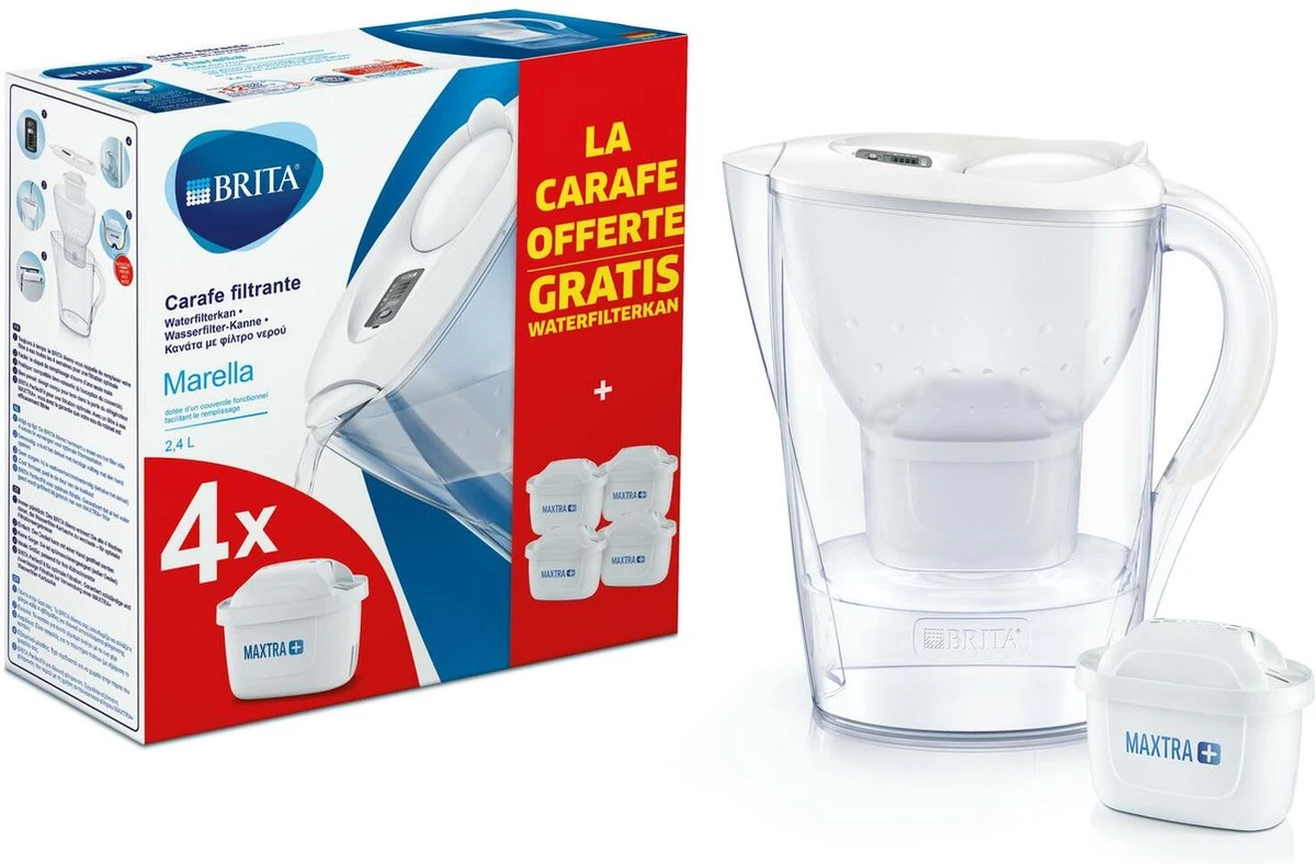 BRITA Waterfilterbundel Marella Cool white + 4 MAXTRA+ filterpatronen BRITA Waterfilterbundel Marella Cool White + 4 MAXTRA+ Filterpatronen -LAVAZZA Winkel 1200x788 1