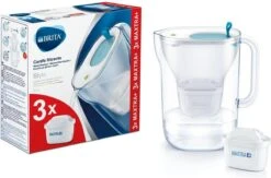 BRITA - Waterfilterkan Style Cool - Blauw - 2,4L + 3 MAXTRA+ Waterfilterpatronen -LAVAZZA Winkel 1200x790