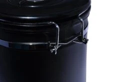 KoffieCanners Koffie Bewaarbus Luchtdicht Met CO2 Uitlaat Voor 600 Gram - Koffieblik Matzwart -LAVAZZA Winkel 1200x796 5