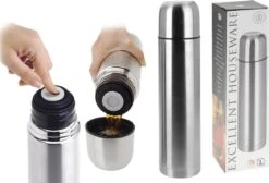 Excellent Houseware KOOPMAN Thermoskan Bullet 1 Liter RVS -LAVAZZA Winkel 1200x814