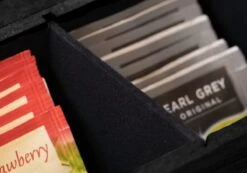 CasaLupo Theedoos Zwart 6-vaks - Met Fluweel - 43 X 9 Cm -LAVAZZA Winkel 1200x840 2