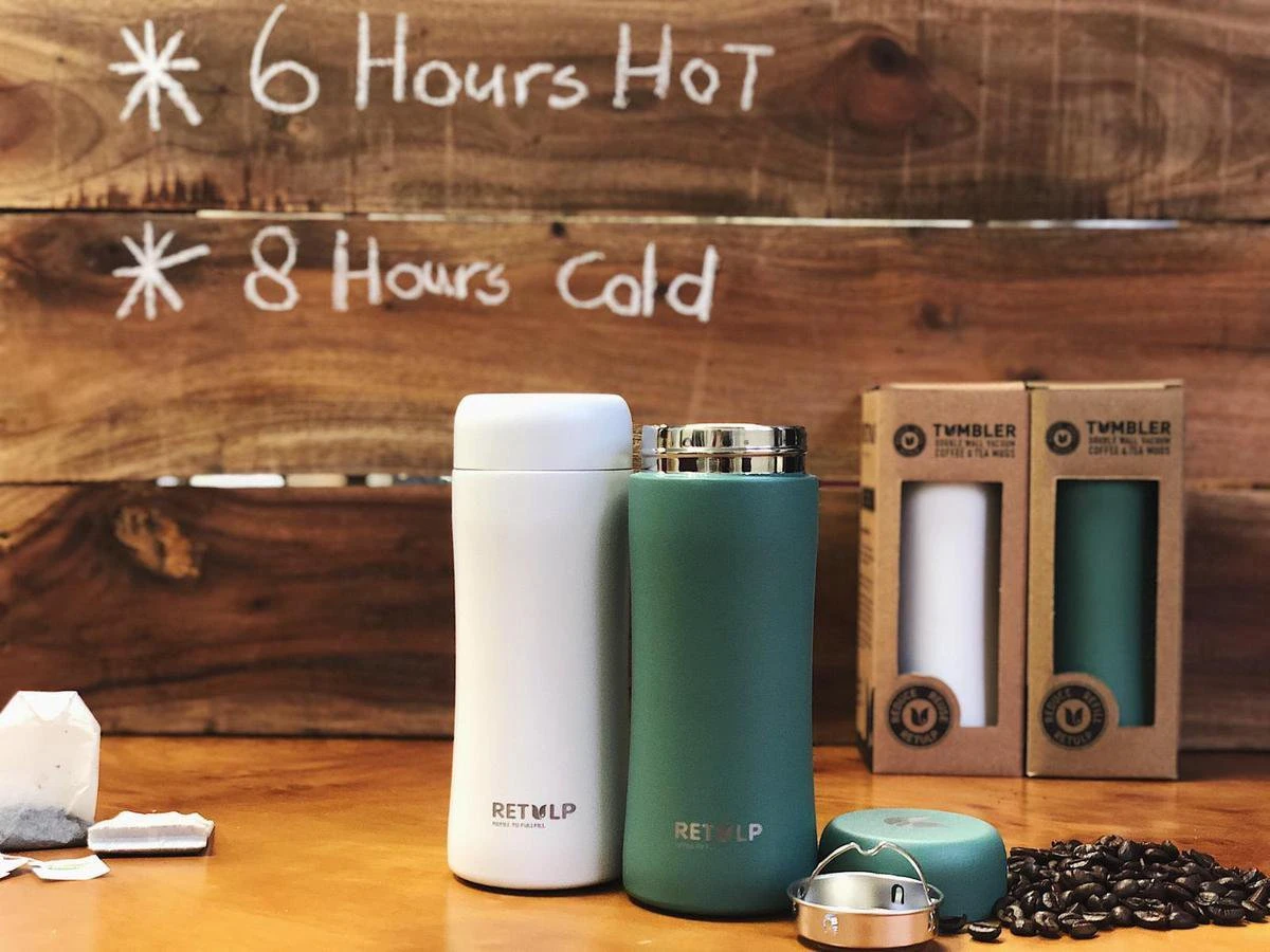 Retulp - Tumbler Thermosbeker - Teal Green - 300 ml - Thermosfles - Groen Retulp - Tumbler Thermosbeker - Teal Green - 300 Ml - Thermosfles - Groen -LAVAZZA Winkel 1200x900 1