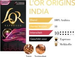 L'OR Espresso Origins India (10) - 10 X 10 Koffiecups -LAVAZZA Winkel 1200x902 1