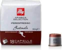 Illy Capsules Iperespresso Arabica Selection Guatemala 6 X 18 Stuks -LAVAZZA Winkel 1200x956
