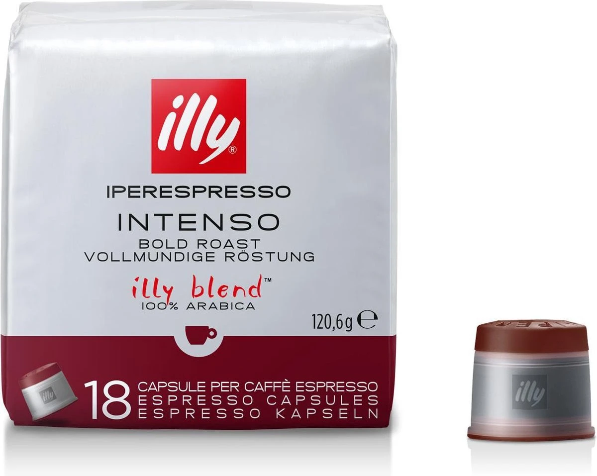illy - Iperespresso koffie home intenso 6 x 18 capsules Illy - Iperespresso Koffie Home Intenso 6 X 18 Capsules -LAVAZZA Winkel 1200x957 1