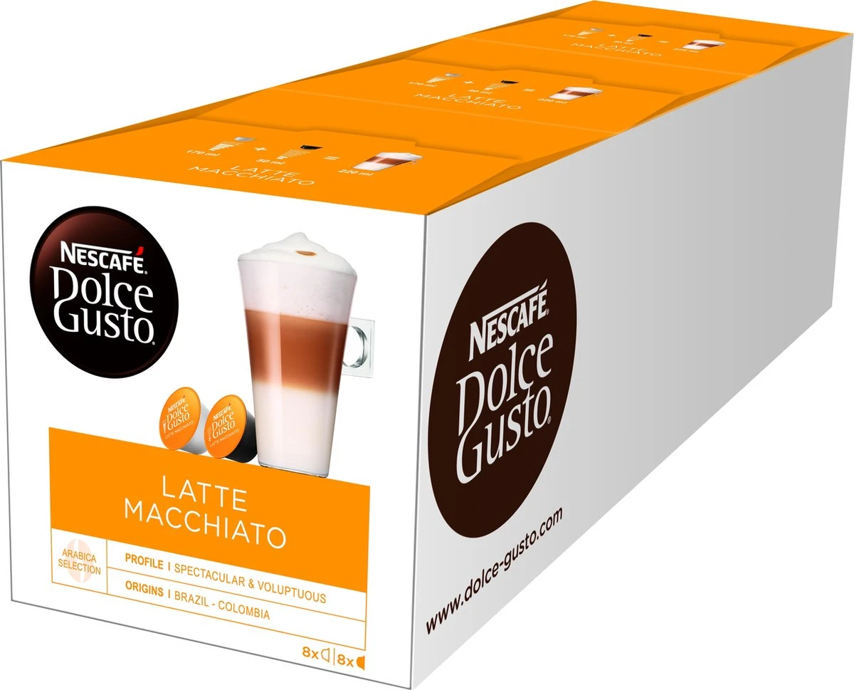 Nescafé Dolce Gusto Latte Macchiato capsules - 48 koffiecups Nescafé Dolce Gusto Latte Macchiato Capsules - 48 Koffiecups -LAVAZZA Winkel 1200x969 4