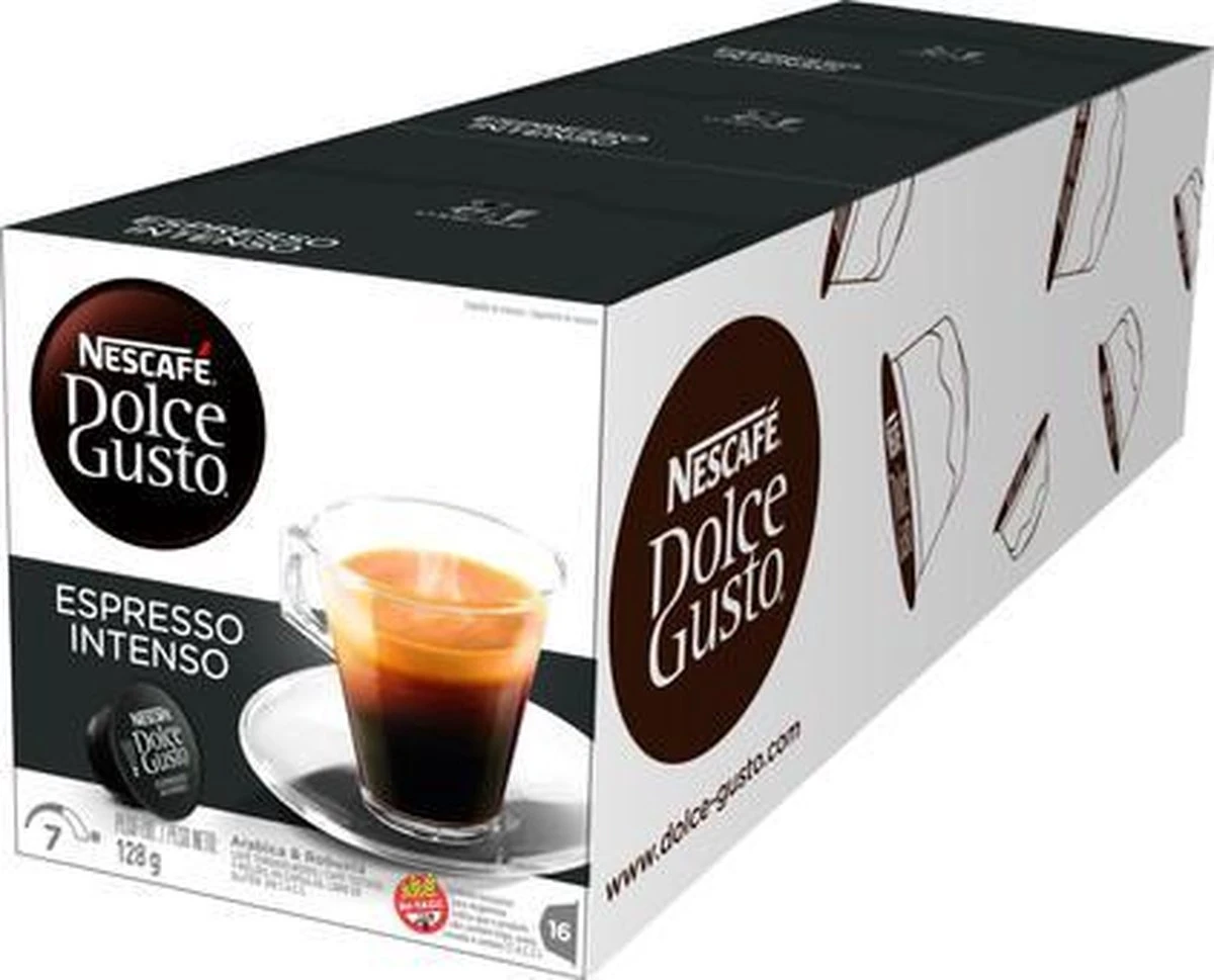 Nescafé Dolce Gusto Espresso Intenso Cups - 3 x 16 stuks Nescafé Dolce Gusto Espresso Intenso Cups - 3 X 16 Stuks -LAVAZZA Winkel 1200x969 5