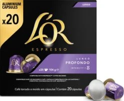 L'OR Lungo Profondo Koffiecups - Intensiteit 8/12 - 10 X 20 Capsules -LAVAZZA Winkel 1200x975 5