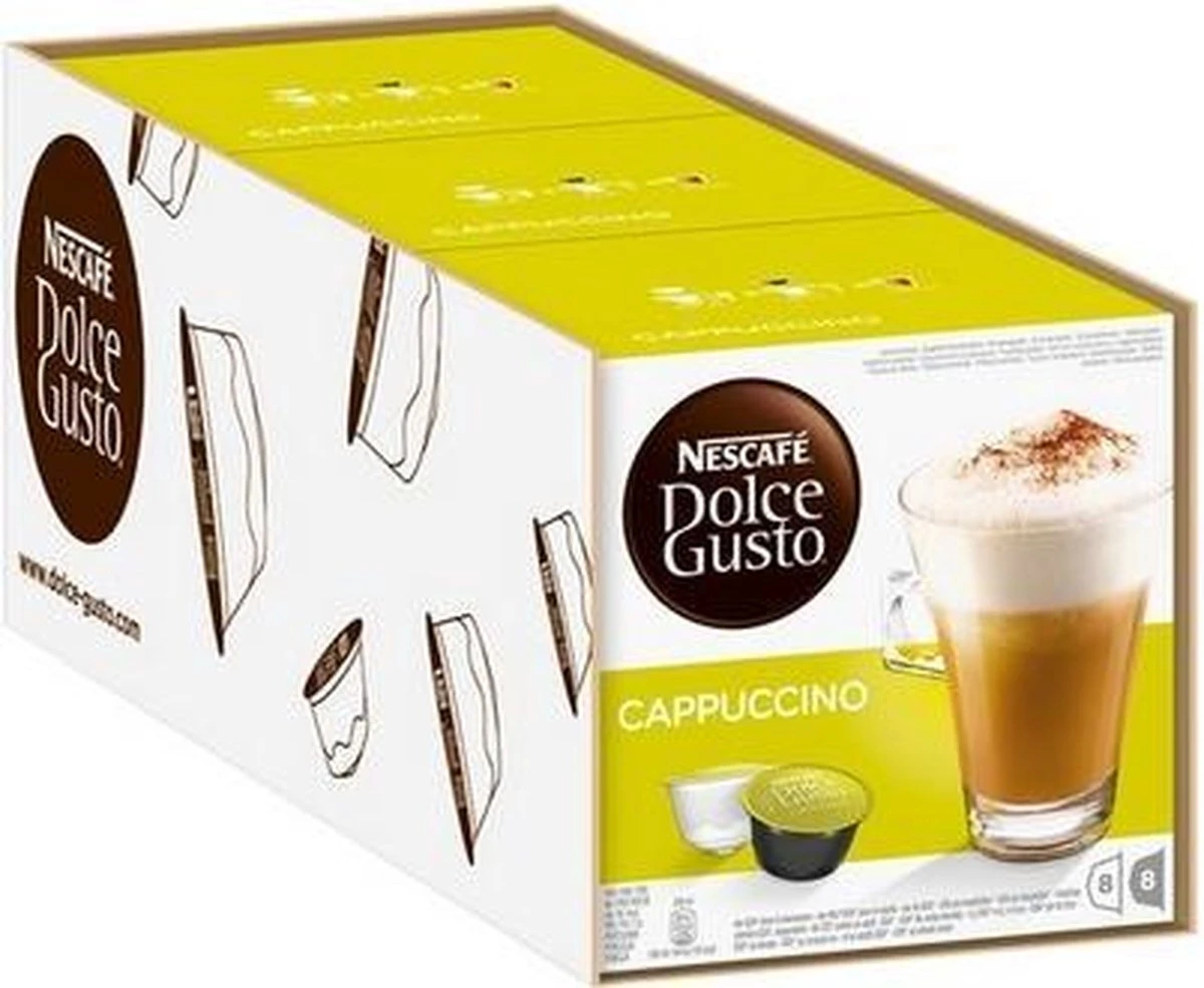 NESCAFÉ® Dolce Gusto® Cappuccino - multipak 10 x 8+8 capsules NESCAFÉ® Dolce Gusto® Cappuccino - Multipak 10 X 8+8 Capsules -LAVAZZA Winkel 1200x985 4