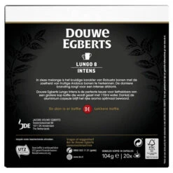 Douwe Egberts Lungo Intens Koffiecups Voordeelpak 20 Stuks -LAVAZZA Winkel 1876271 1cf58d1d