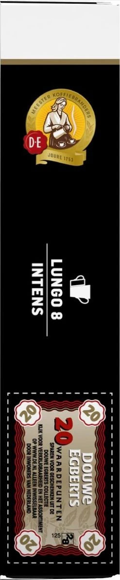 Douwe Egberts Lungo Intens Koffiecups - Intensiteit 8/12 - 10 X 20 Capsules -LAVAZZA Winkel 249x1200 1