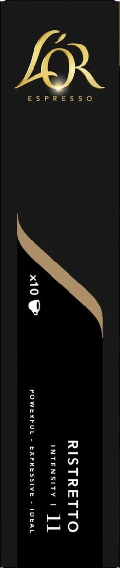 L'OR Espresso Ristretto (11) - 10 X 10 Koffiecups -LAVAZZA Winkel 255x1200