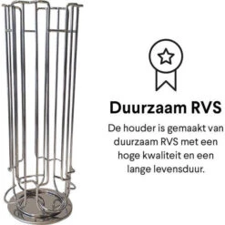 Zindoo Capsulehouder - 24 Cups - Zilver -LAVAZZA Winkel 3427624 7a3fd76c