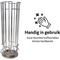 Zindoo Capsulehouder - 24 Cups - Zilver -LAVAZZA Winkel 3427624 815a6ded