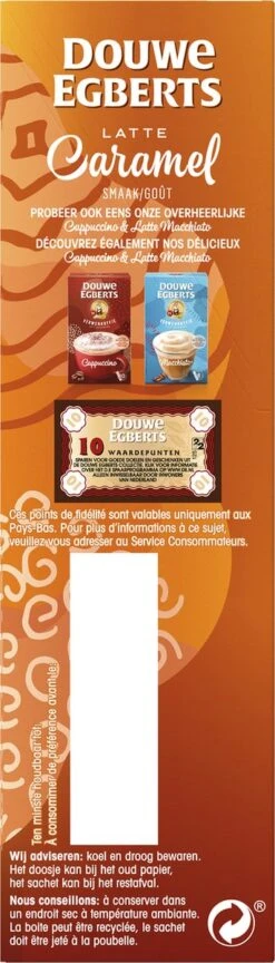 Douwe Egberts Verwenkoffie Latte Caramel Oploskoffie - 5 X 8 Zakjes -LAVAZZA Winkel 343x1200 9