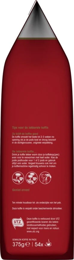 Douwe Egberts Aroma Rood Koffiepads - 4 X 54 Pads -LAVAZZA Winkel 345x1200 1
