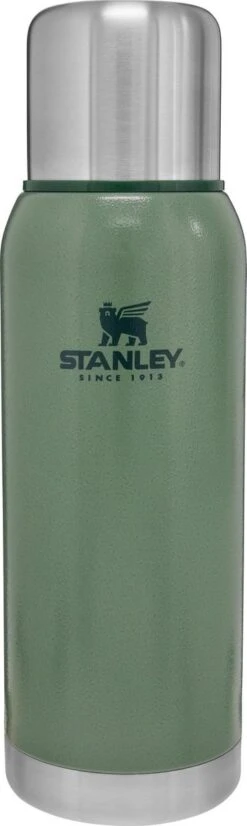 Stanley The Stainless Steel Vacuum Bottle 1,0L - Thermosfles - Hammertone Green -LAVAZZA Winkel 359x1200