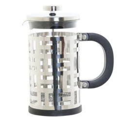 Cafetiere French Press Koffiezetter Zwart Met Inox 600 Ml - Cafetiere