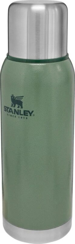 Stanley The Stainless Steel Vacuum Bottle 1,0L - Thermosfles - Hammertone Green -LAVAZZA Winkel 369x1200