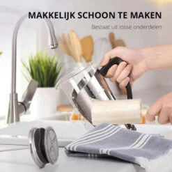 Qualitá French Press – Cafetiere – Koffiemaker – Franse Pers -LAVAZZA Winkel 3725878 0e88e75a