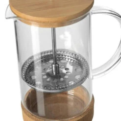 Secret De Gourmet French Press Cafetiere - Glas/bamboe - 600 Ml - Cafetiere -LAVAZZA Winkel 3802202 a212c5e4