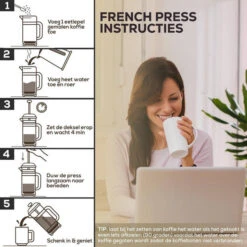 Rochester French Press - Cafetiere Met Bonenpotje - Koffiemaker - 1 Liter - Vaatwasserbestendig – Dubbelwandig - RVS 3 Rochester French Press - Cafetiere Met Bonenpotje - Koffiemaker - 1 Liter - Vaatwasserbestendig – Dubbelwandig - RVS -LAVAZZA Winkel 3813902 f40ec992