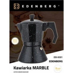 Edënbërg Stonetec Line - Percolator - Koffiemaker 6 Kops - Espresso Maker 300 ML - Marmer Coating 3 Edënbërg Stonetec Line - Percolator - Koffiemaker 6 Kops - Espresso Maker 300 ML - Marmer Coating -LAVAZZA Winkel 3823474 8d0fae40