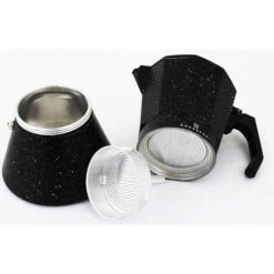 Edënbërg Stonetec Line - Percolator - Koffiemaker 9 Kops - Espresso Maker 450 ML - Marmer Coating -LAVAZZA Winkel 3823476 306a42bb