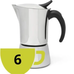 Leopold Vienna - Espressomaker Ancona 6-kops Glanzend -LAVAZZA Winkel 3936025 6cc51f8c