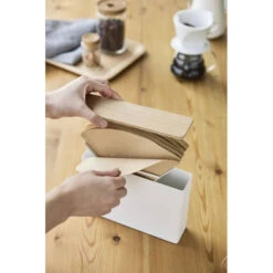 Yamazaki Coffee Filter Case Large - Tosca - White -LAVAZZA Winkel 3975032 46542bc1