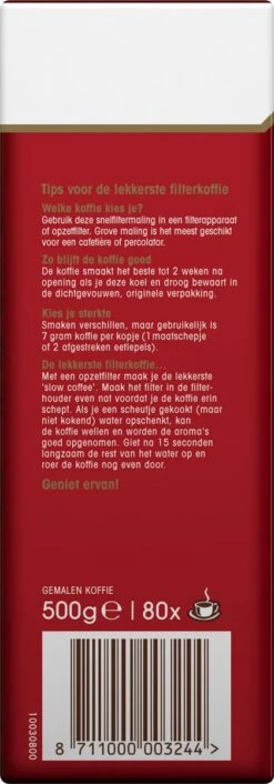 Douwe Egberts Aroma Rood Filterkoffie - 6 X 500 Gram -LAVAZZA Winkel 420x1200 1